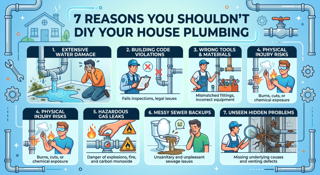 7 Reasons You Shouldn’t DIY Your House Plumbing