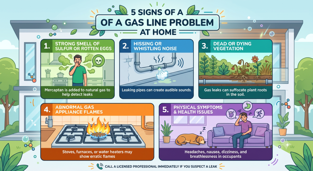 5 Signs Of A Gas Line Problem At Home
